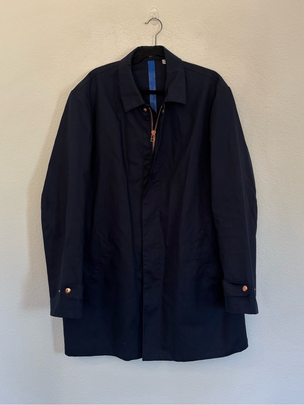 Boden Mens Marylebone Mac Coat Navy